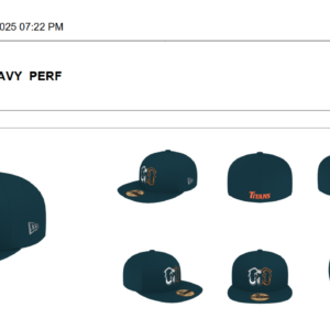 **PREORDER** Fitted Game Hat (Navy)
