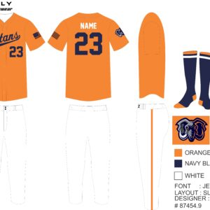 Nationals Orange Jersey
