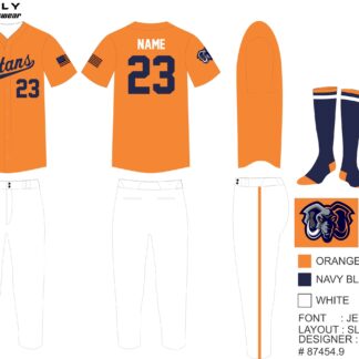 Game White (w/ orange stripe) Pants